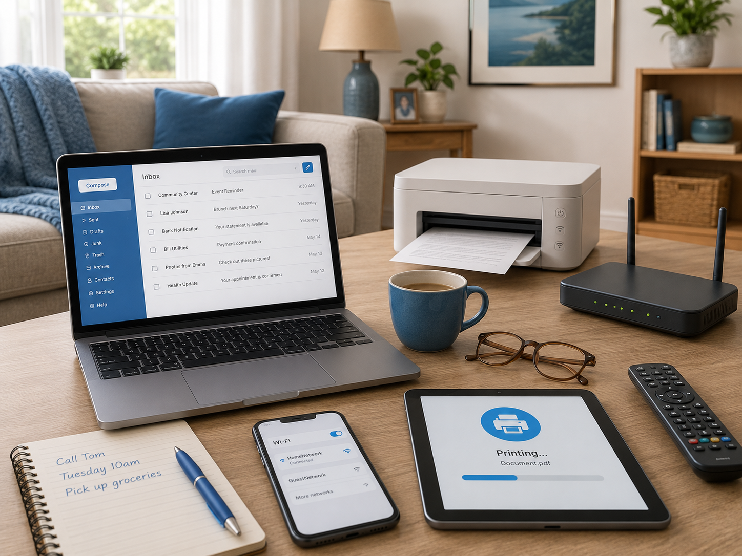 Patient one-on-one computer and technology support